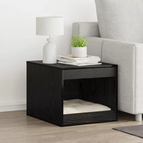 vidaXL Macska Alomtálca Bútor Fekete tölgy 47 x 59 x 42 cm Faanyag