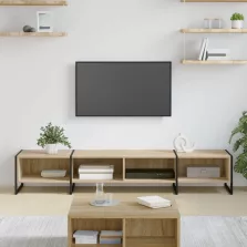vidaXL TV szekrény Sonoma 170.5 x 36 x 30.5 cm Faanyag