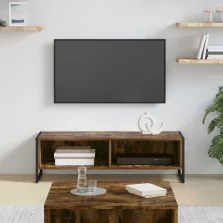   vidaXL TV szekrény Füstös tölgy 100 x 36.5 x 30.5 cm Faanyag