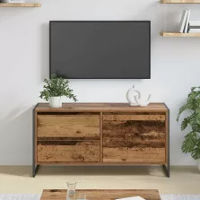   vidaXL TV szekrény fiókkal Öreg fa 100 x 36 x 49.5 cm Faanyag