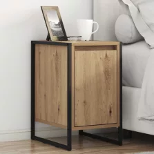   vidaXL Éjjeli asztal 2 pcs Művészi tölgy 39,5 x 30 x 50 cm Faanyag