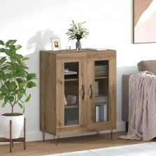 vidaXL Széf Artisan tölgy 69,5 x 34 x 90 cm Faanyag