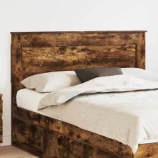   vidaXL Fejtámla fejtámlával Füstölt tölgy 160 cm Faanyag