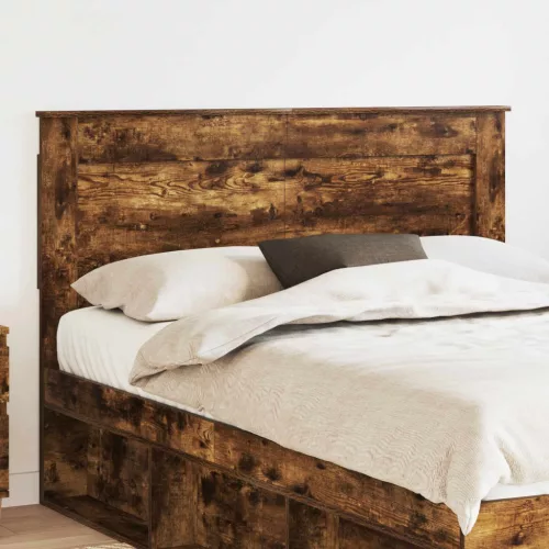 vidaXL Fejtámla fejtámlával Füstölt tölgy 150 cm Faanyag