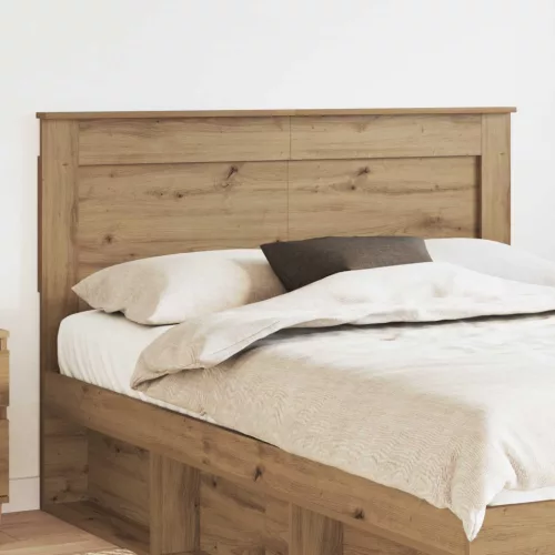 vidaXL Fejtámla fejtámlával Artisan tölgy 140 cm Faanyag