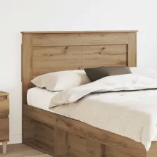 vidaXL Fejtámla fejtámlával Artisan tölgy 120 cm Faanyag