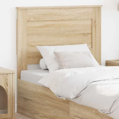 vidaXL Fejtámla fejtámlával Sonoma tölgy 80 cm Faanyag