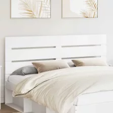 vidaXL Fejtámla fejtámlával Fehér 180 cm Faanyag