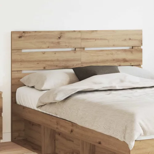vidaXL Fejtámla fejtámlával Artisan tölgy 140 cm Faanyag