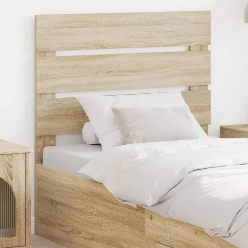 vidaXL Fejtámla fejtámlával Sonoma tölgy 75 cm Faanyag
