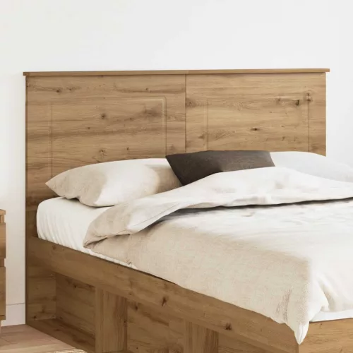 vidaXL Fejtámla fejtámlával Artisan tölgy 160 cm Faanyag