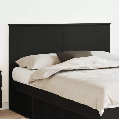 vidaXL Fejtámla fejtámlával Fekete tölgy 150 cm Faanyag