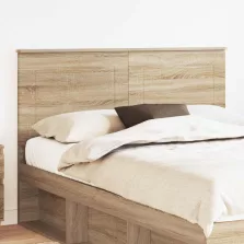vidaXL Fejtámla fejtámlával Sonoma tölgy 140 cm Faanyag