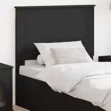 vidaXL Fejtámla fejtámlával Fekete tölgy 80 cm Faanyag