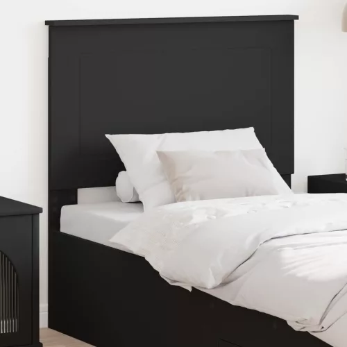 vidaXL Fejtámla fejtámlával Fekete tölgy 80 cm Faanyag