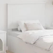 vidaXL Fejtámla fejtámlával Fehér 75 cm Faanyag