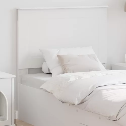 vidaXL Fejtámla fejtámlával Fehér 75 cm Faanyag