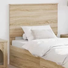 vidaXL Fejtámla fejtámlával Sonoma tölgy 75 cm Faanyag