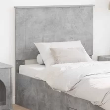 vidaXL Fejtámla fejtámlával Beton Szürke 75 cm Faanyag