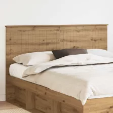vidaXL Fejtámla fejtámlával Artisan tölgy 160 cm Faanyag