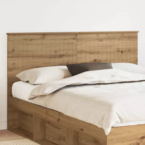 vidaXL Fejtámla fejtámlával Artisan tölgy 160 cm Faanyag