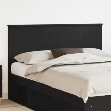 vidaXL Fejtámla fejtámlával Fekete tölgy 150 cm Faanyag