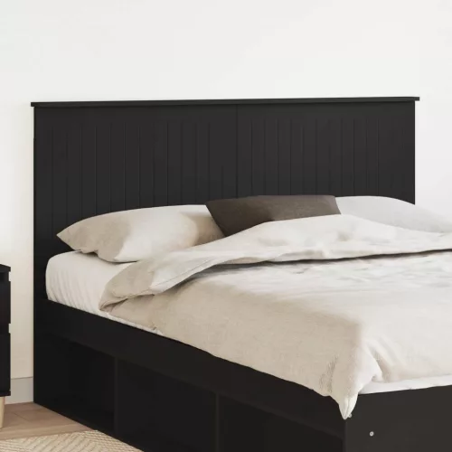 vidaXL Fejtámla fejtámlával Fekete tölgy 150 cm Faanyag
