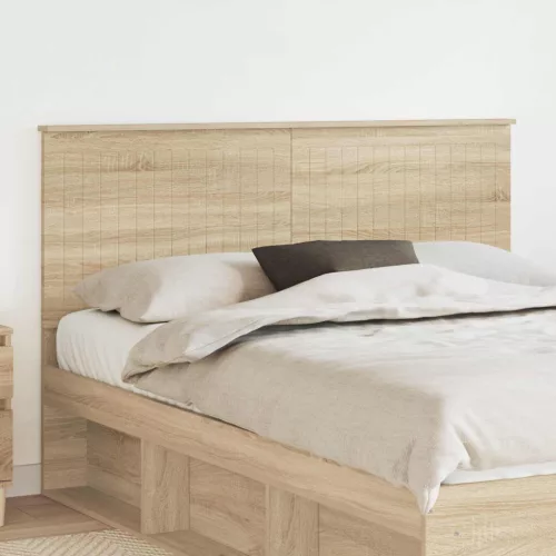 vidaXL Fejtámla fejtámlával Sonoma tölgy 150 cm Faanyag