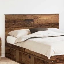 vidaXL Fejtámla fejtámlával Öreg fa 150 cm Faanyag