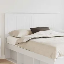 vidaXL Fejtámla fejtámlával Fehér 140 cm Faanyag