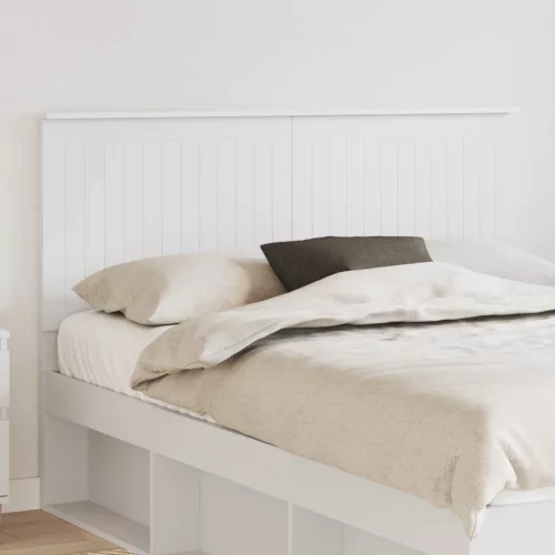 vidaXL Fejtámla fejtámlával Fehér 140 cm Faanyag