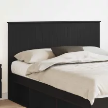vidaXL Fejtámla fejtámlával Fekete tölgy 140 cm Faanyag
