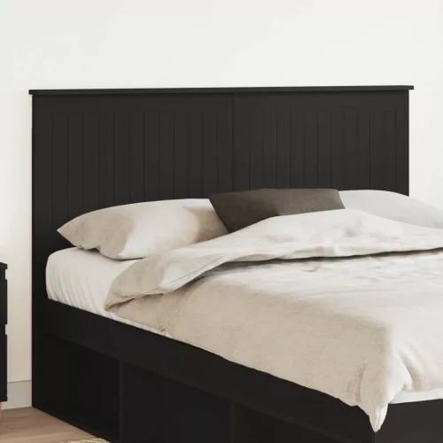 vidaXL Fejtámla fejtámlával Fekete tölgy 140 cm Faanyag