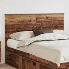 vidaXL Fejtámla fejtámlával Öreg fa 140 cm Faanyag