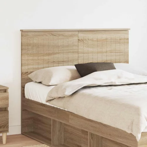 vidaXL Fejtámla fejtámlával Sonoma tölgy 135 cm Faanyag