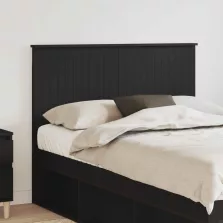 vidaXL Fejtámla fejtámlával Fekete tölgy 120 cm Faanyag
