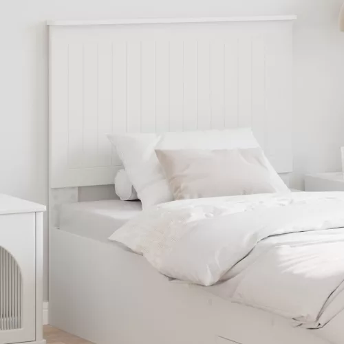 vidaXL Fejtámla fejtámlával Fehér 90 cm Faanyag