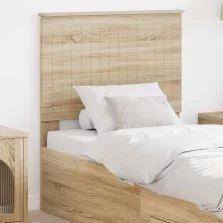 vidaXL Fejtámla fejtámlával Sonoma tölgy 80 cm Faanyag