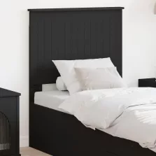 vidaXL Fejtámla fejtámlával Fekete tölgy 75 cm Faanyag
