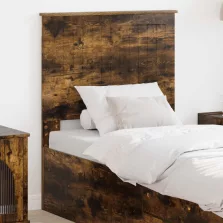   vidaXL Fejtámla fejtámlával Füstölt tölgy 75 cm Faanyag
