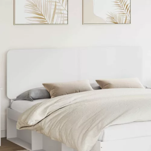 vidaXL Fejtámla fejtámlával Fehér 180 cm Faanyag