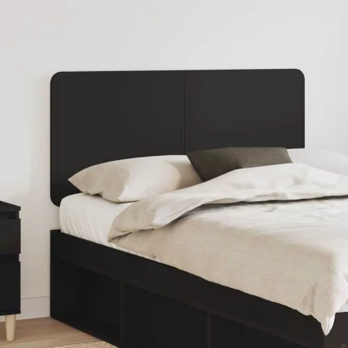 vidaXL Fejtámla fejtámlával Fekete tölgy 135 cm Faanyag