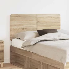 vidaXL Fejtámla fejtámlával Sonoma tölgy 135 cm Faanyag