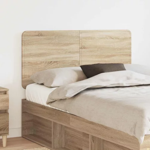 vidaXL Fejtámla fejtámlával Sonoma tölgy 135 cm Faanyag