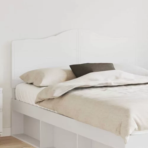 vidaXL Fejtámla fejtámlával Fehér 160 cm Faanyag
