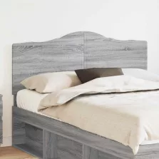 vidaXL Fejtámla fejtámlával Szürke Sonoma 140 cm Faanyag