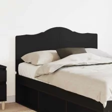 vidaXL Fejtámla fejtámlával Fekete tölgy 120 cm Faanyag