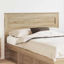 vidaXL Fejtámla fejtámlával Sonoma tölgy 160 cm Faanyag