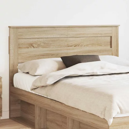 vidaXL Fejtámla fejtámlával Sonoma tölgy 160 cm Faanyag