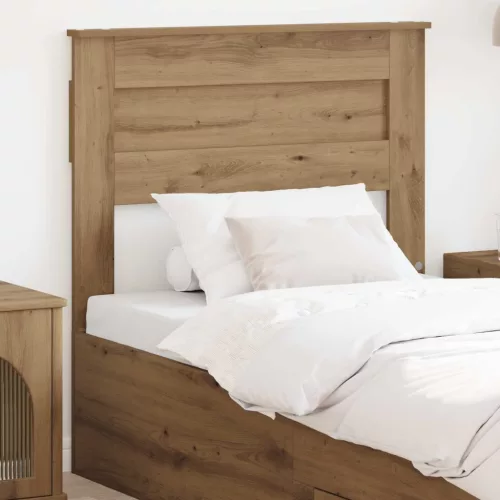 vidaXL Fejtámla fejtámlával Artisan tölgy 100 cm Faanyag